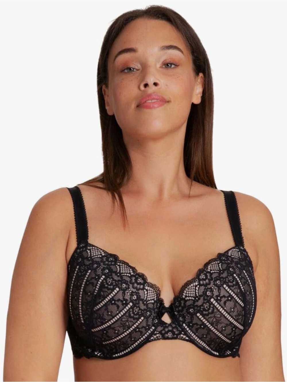 Dorina Women's Lift Bra - Adjustable Straps - Black Size 36 C